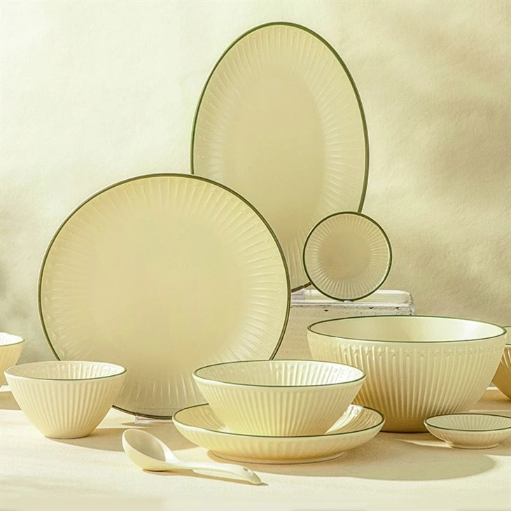 Kitchen Plates And Bowls Set