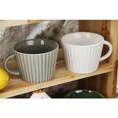 ストライプコーヒーマグ